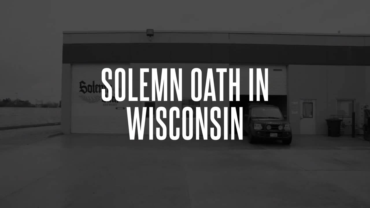 Solemn Oath In Wisconsin on Vimeo