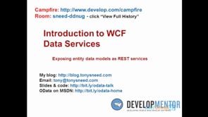 OData, Where Art Thou? Publishing OData Feeds with WCF Data Services