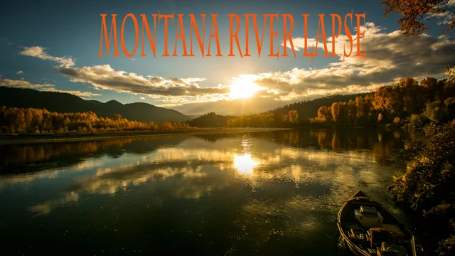 Montana Fly Fishing State River Sunset by TeeCreations