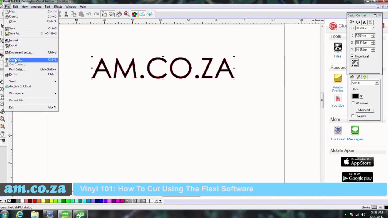 Vinyl Cutting Basic by FlexiSIGN Software on Vimeo