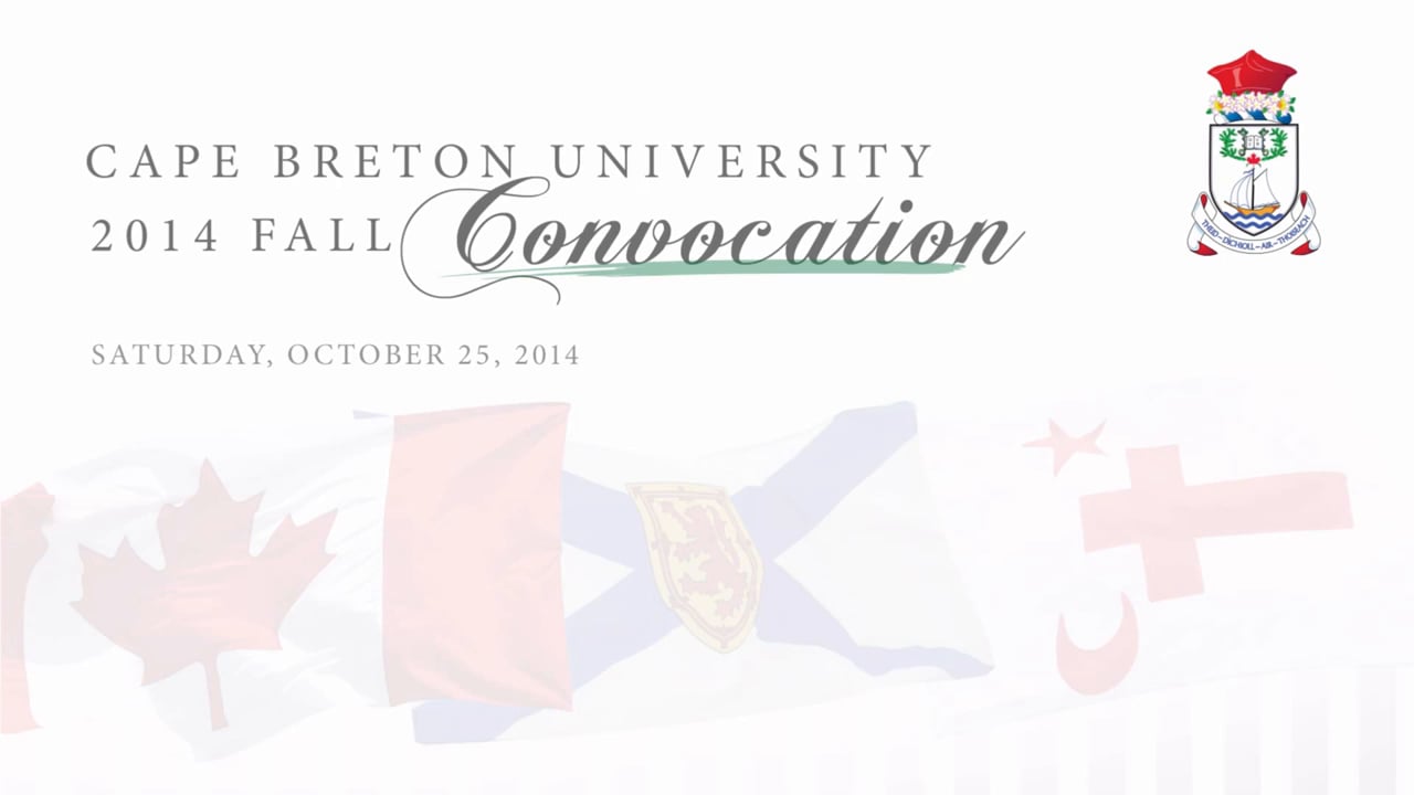 CBU 2014 Fall Convocation on Vimeo