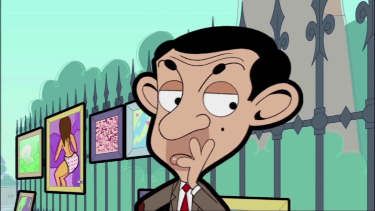 Mr Bean - Nude art