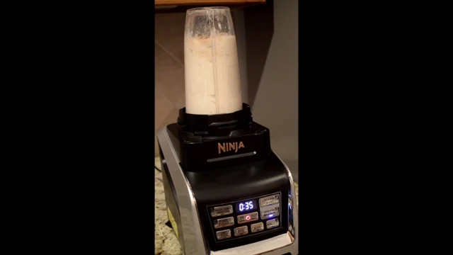 Vanilla Nut Protein Shake made with the Nutri Ninja