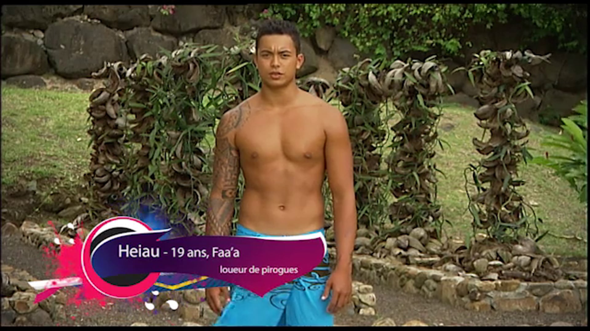 portrait candidat N°9 - HEIAU à Mister Tahiti 2014