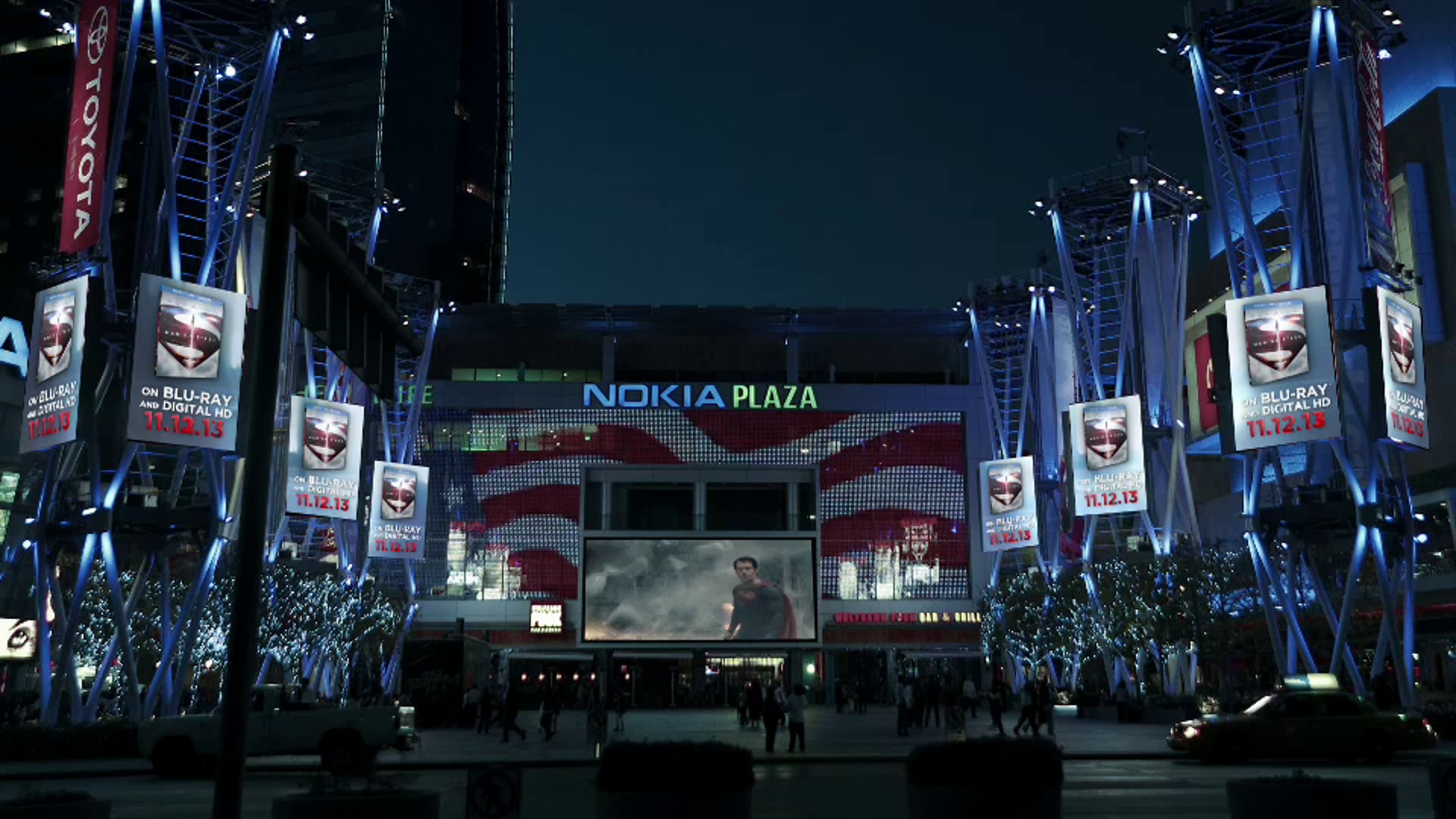 Man Of Steel -  LA Live Plaza MockUp