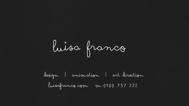 Luisa Franco Reel 2014