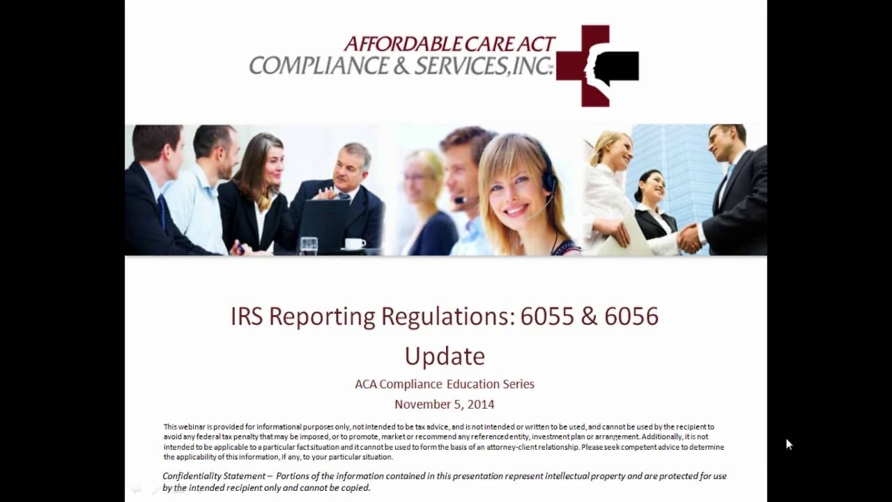 IRS Reporting 6055 & 6056 Update on Vimeo