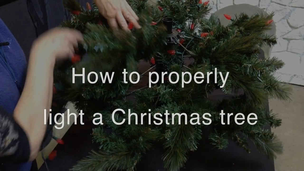 How to Light a Christmas Tree on Vimeo