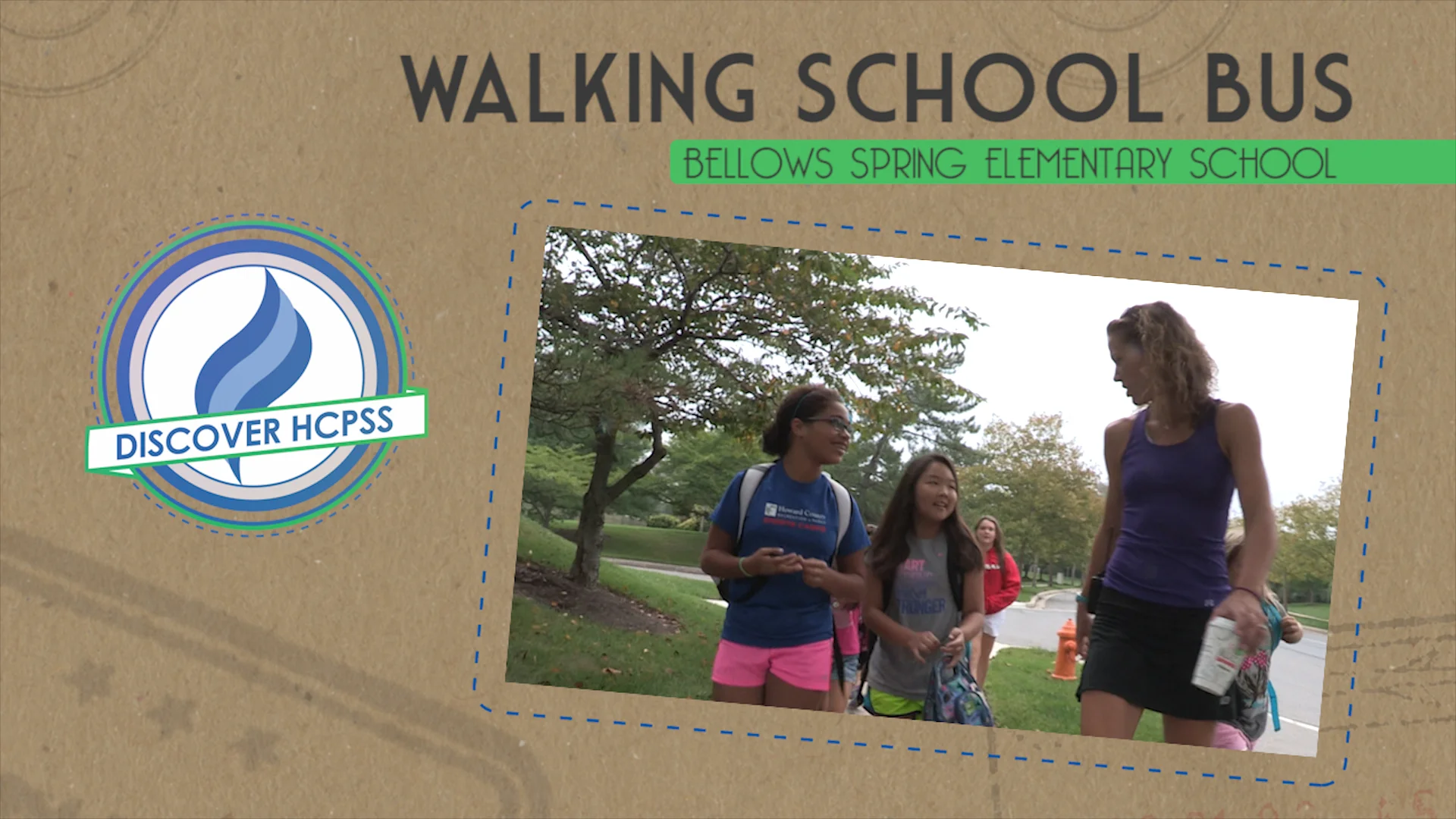 Discover HCPSS Walking School Bus at Bellows Spring ES on Vimeo