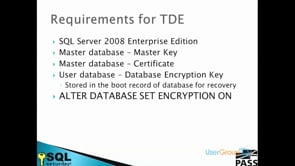 SQL Server TDE in 30 Minutes