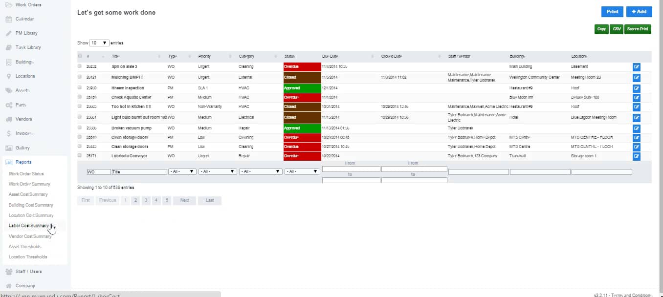 Work Order status Report on Vimeo