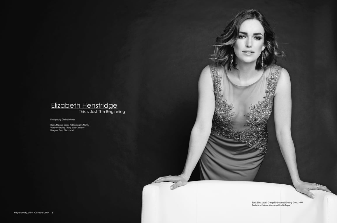 Regard Magazine featuring Elizabeth Henstridge