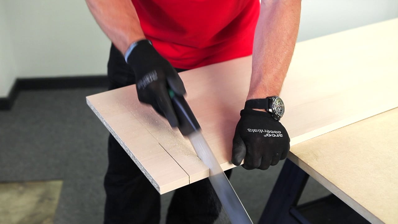 Cutting ContiBoard on Vimeo