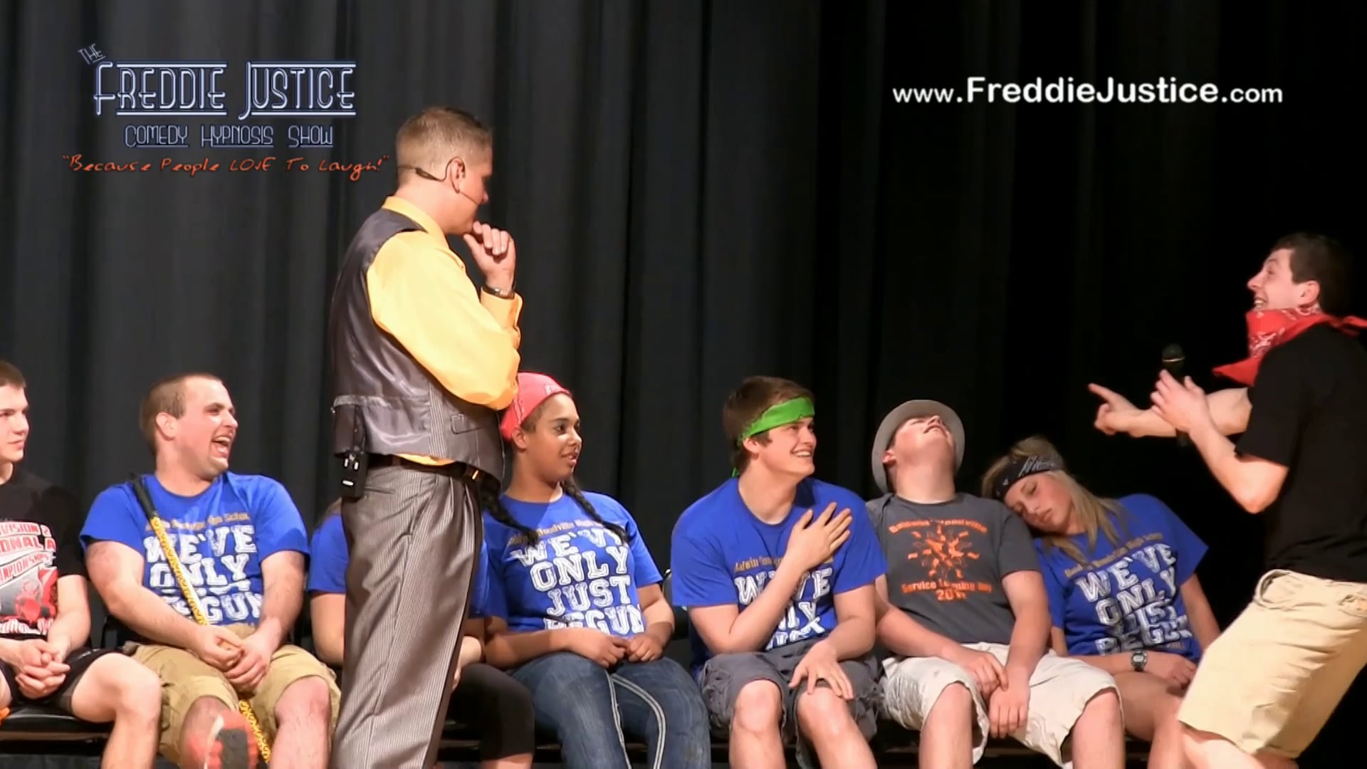 Promotional video thumbnail 4 for Freddie Justice - The Planet's Funniest Hypnotist