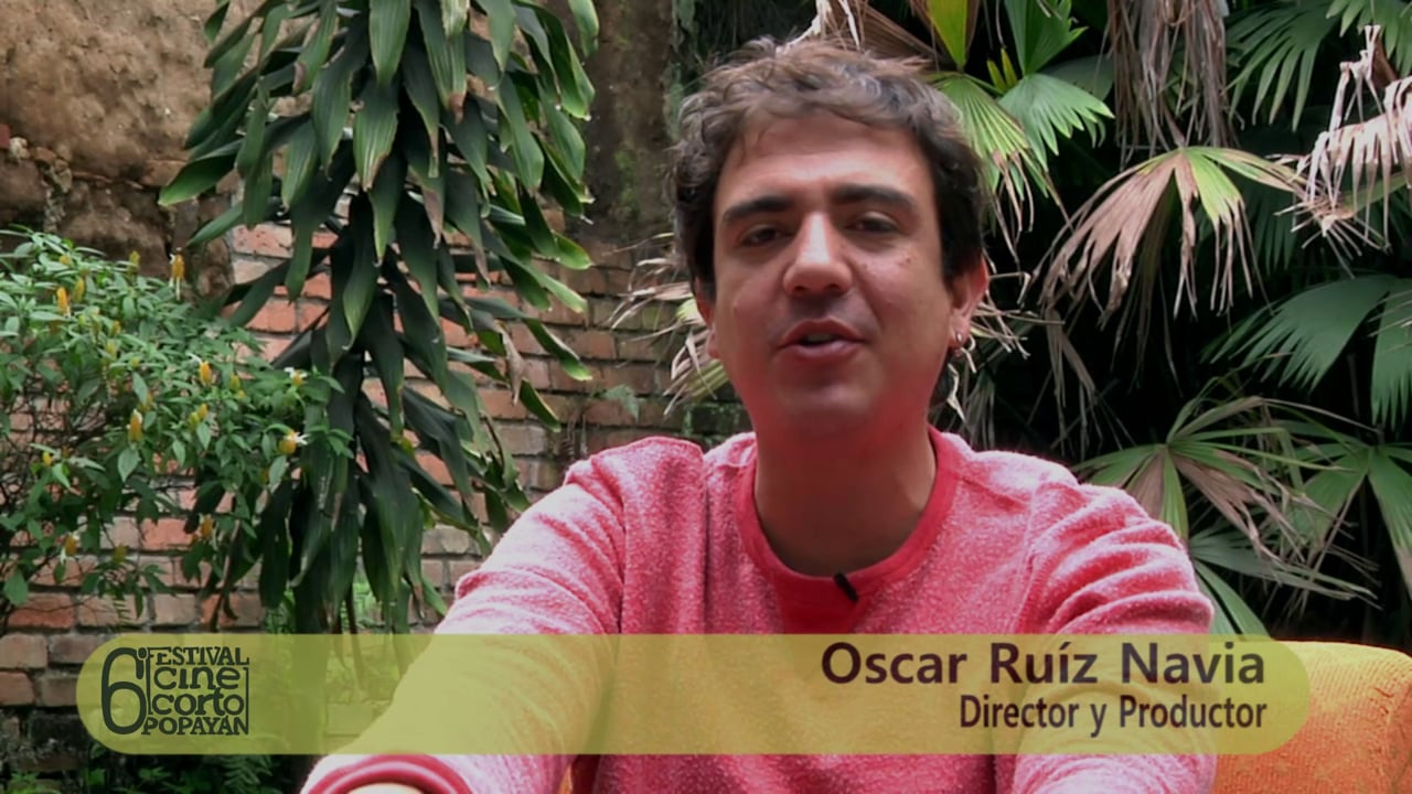 Oscar Ruíz Navia saluda al Festival de Cine Corto