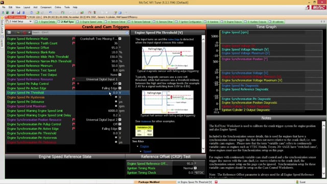 MoTeC M1 Software Tutorial: Ref/Sync