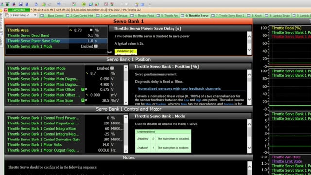MoTeC M1 Software Tutorial: DBW Throttle
