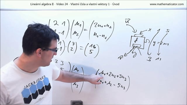 Lineární algebra II - Video 24 - Vlastní čísla a vlastní vektory 1 - Úvod