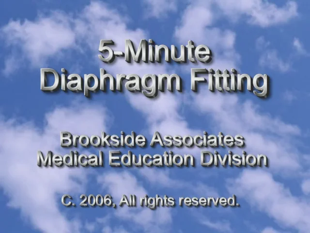 how to insert a diaphragm video