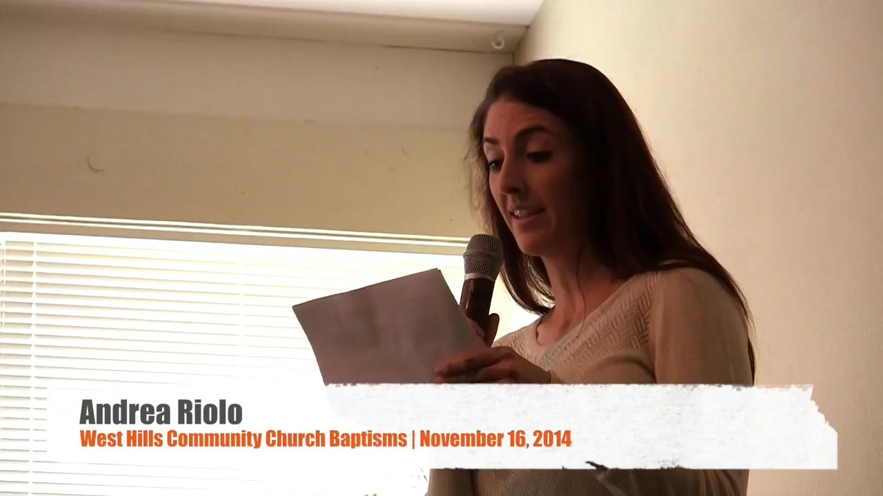 Andrea Riolo - Baptism on Vimeo