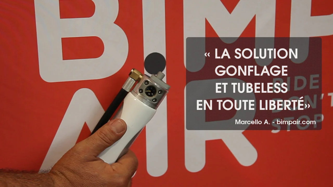 Gonfler un pneu tubeless 27,5 en moins de 10 secondes