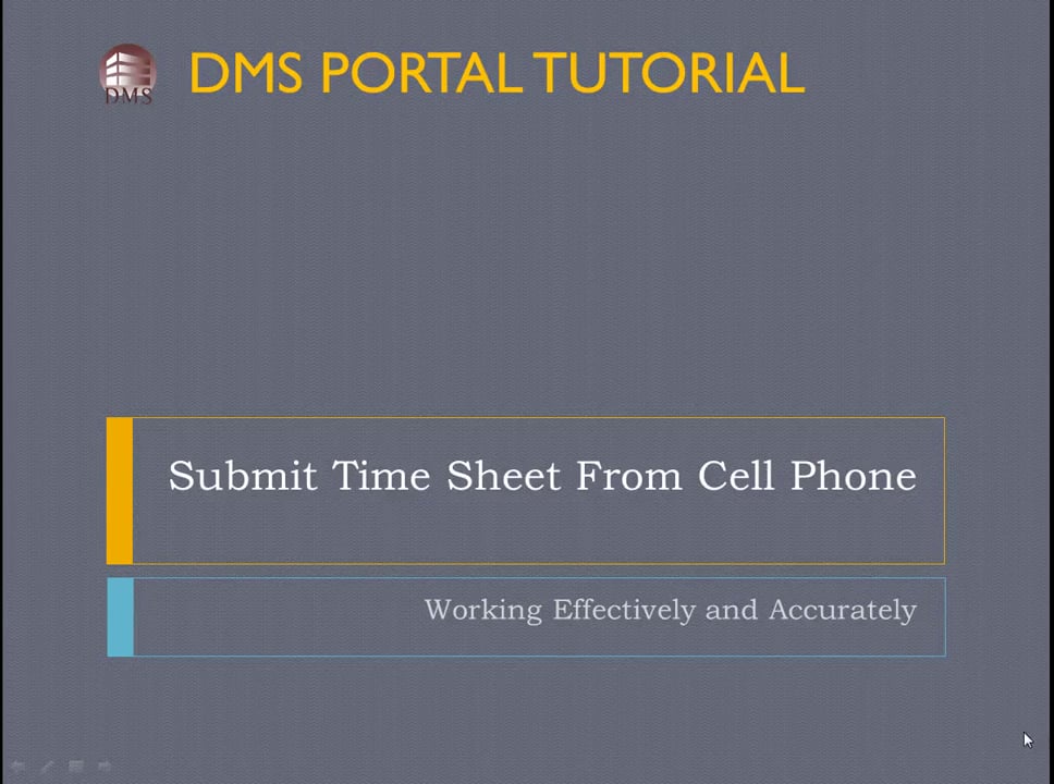 dms-portal-tutorials-submit-time-sheet-from-cell-phone-on-vimeo