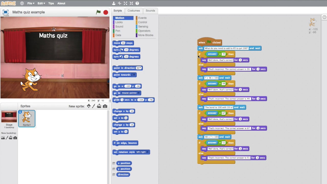 Maths Quiz on Vimeo