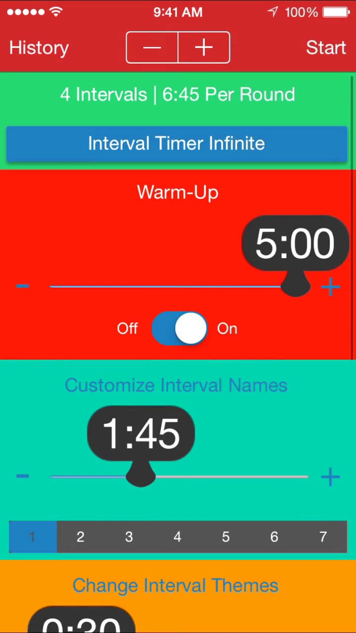 Interval Timer Infinite App Preview on Vimeo