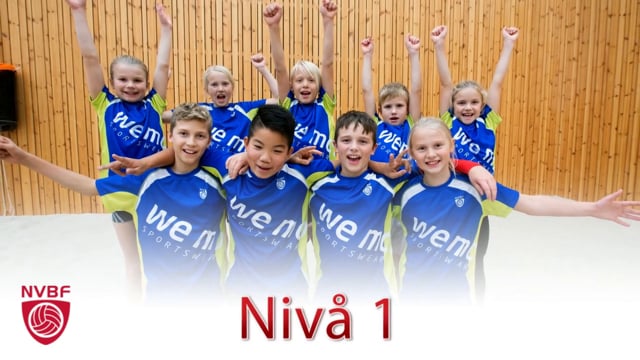 Minivolleyball - Niv&aring; 1