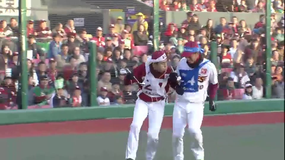 【イーグルス・ファン感謝祭】ろっけん対抗リレー!! 阿部と福山のデッドヒート!? 2014/11/23