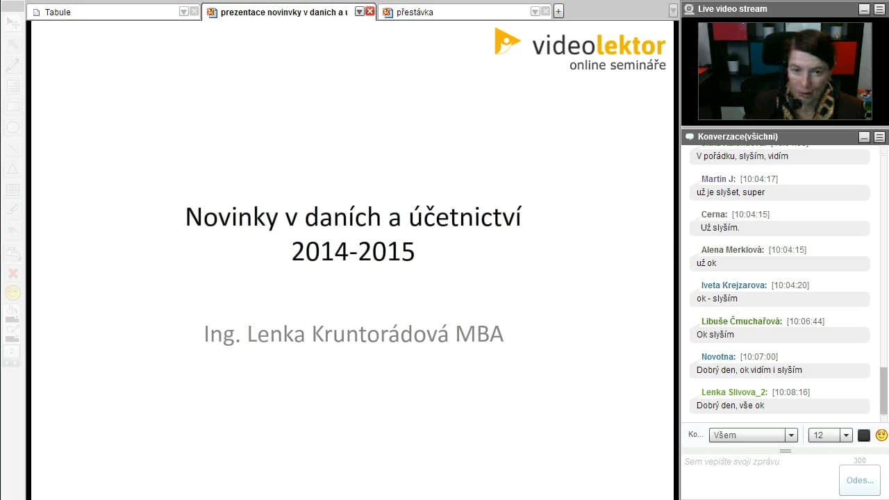 Novinky v daních a účetnictví 2014-2015