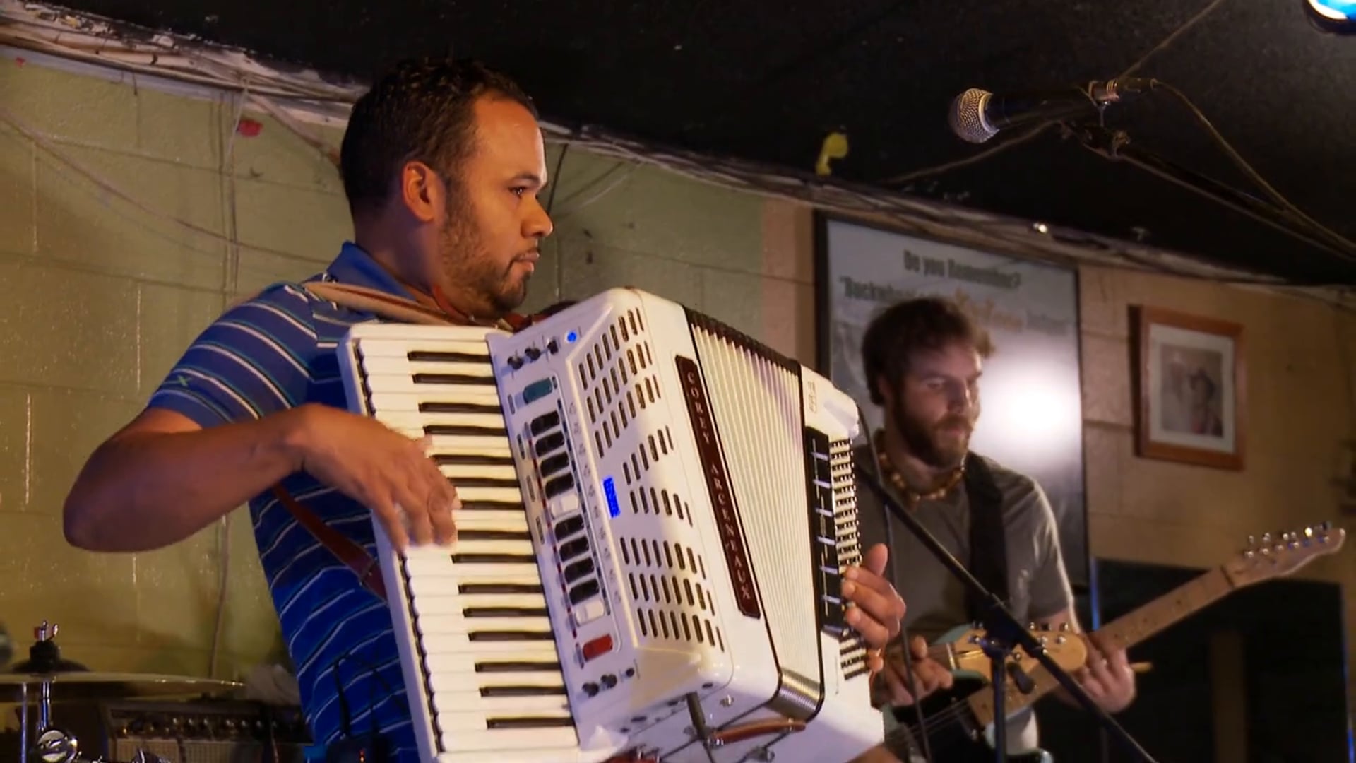 Corey Arceneaux in the 2015 Robert Mugge film ZYDECO CROSSROADS: A TALE OF TWO CITIES