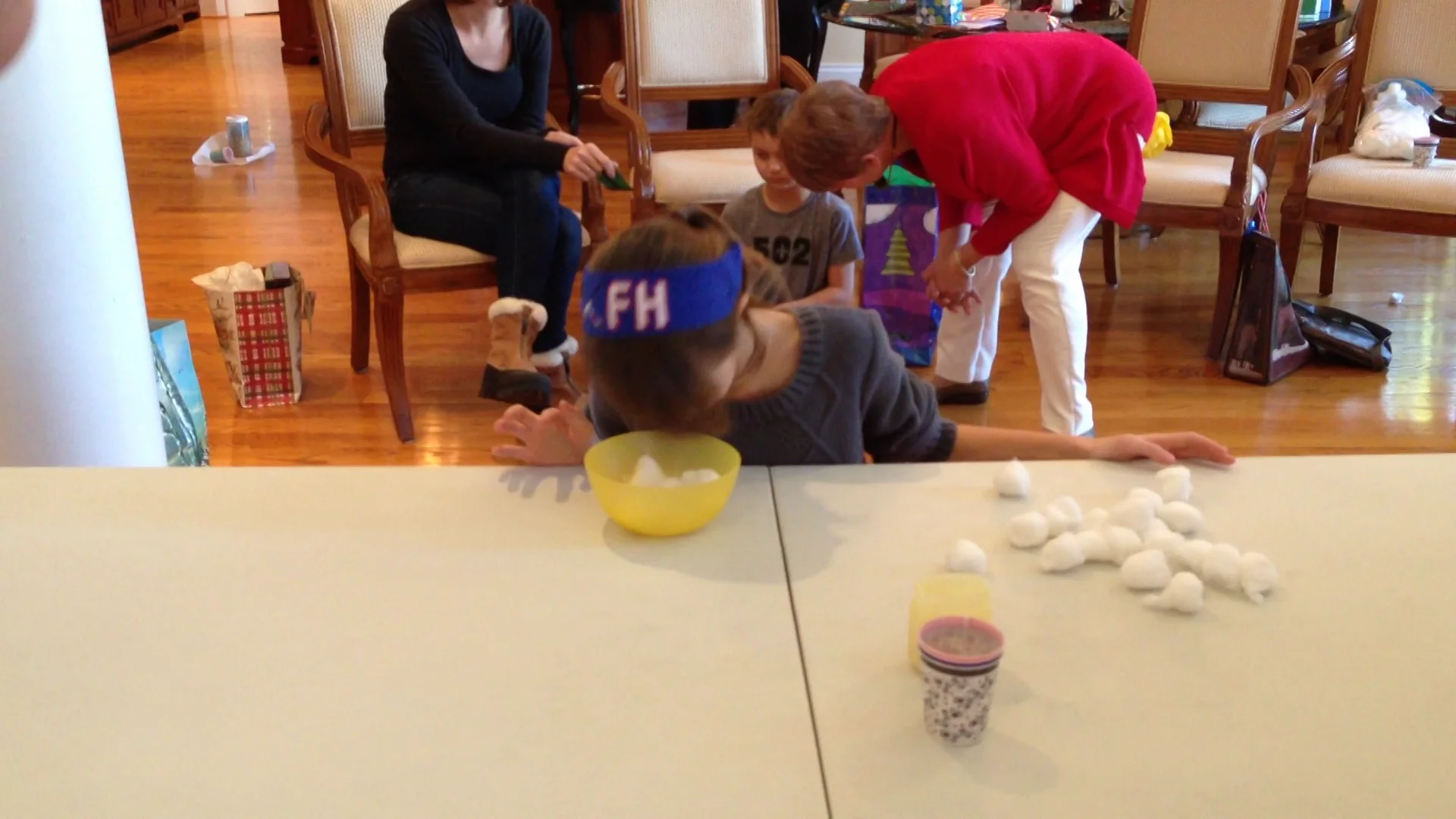 Christmas 2013 cotton ball game on Vimeo