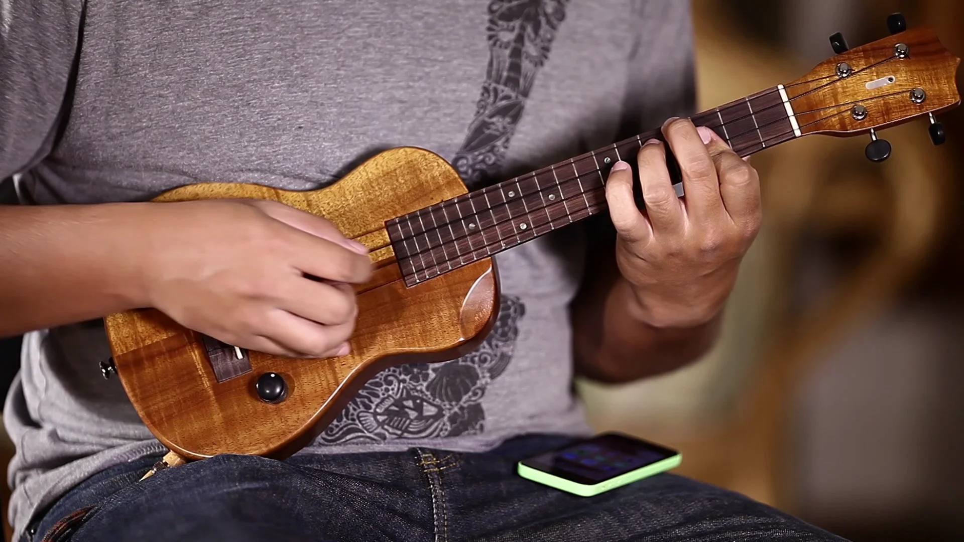 The Ukulele Site | Imua Ukulele- Concert Solid Body Electric