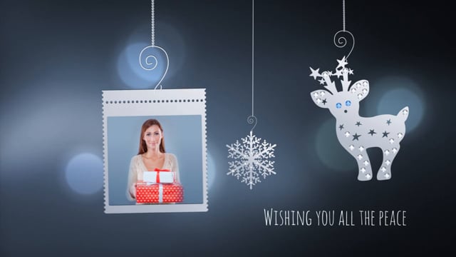 christmas animation greetings video