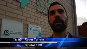 El Diputat Roger Torrent (ERC) visita el CAP de l'EScala