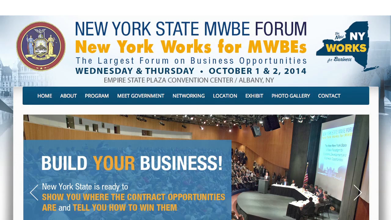 Gov. Cuomo's NYS MWBE Forum on Vimeo