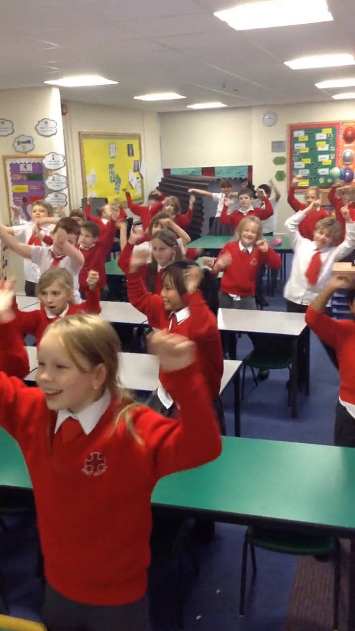 The Zippy Shake done by St Helen's RC Primary School in Caerphilly, UK