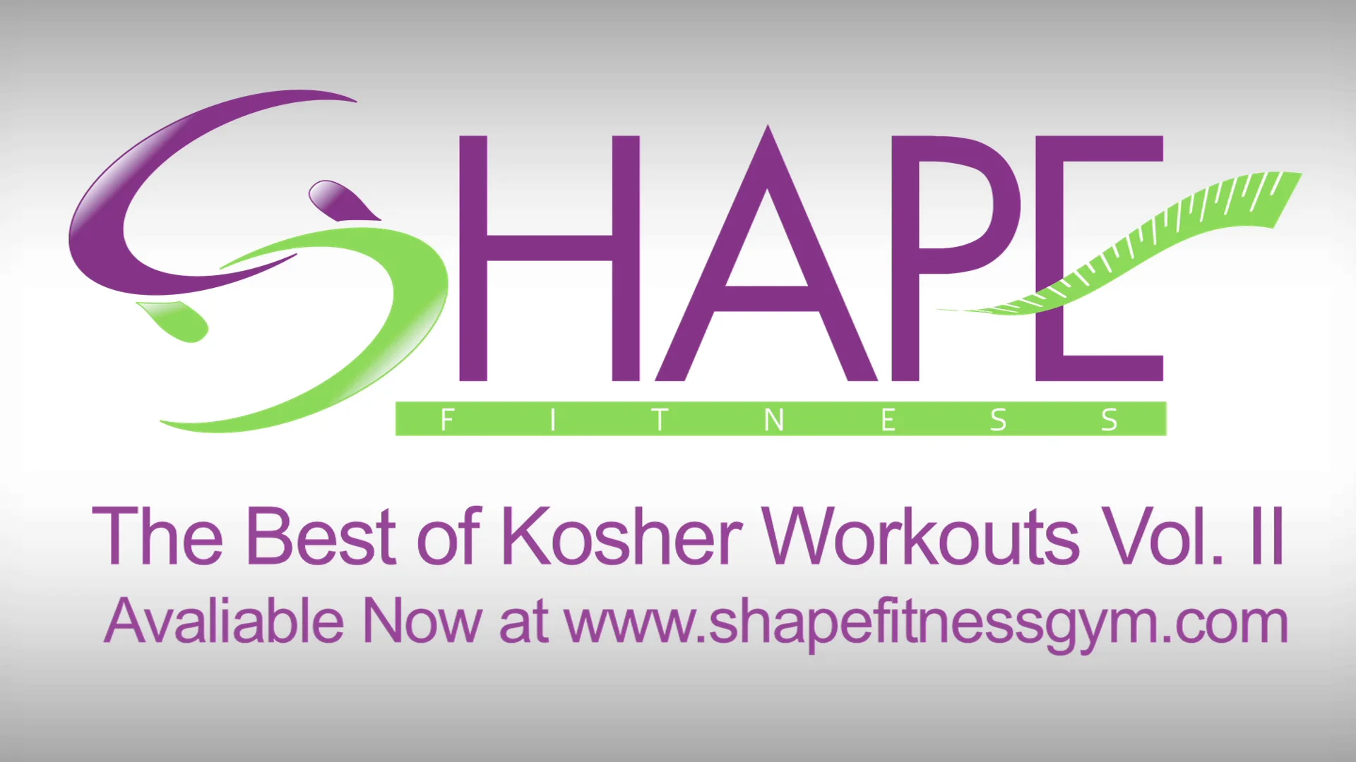 The Best of Shape Fitness Kosher Workout Vol. II Commercial