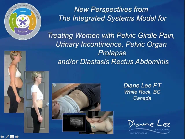 Conference Presentations - Diane Lee & Associates Physiotherapy