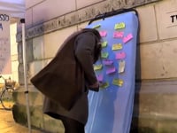 UN MATERASSO CONTRO LA VIOLENZA IN CORSO PALLADIO