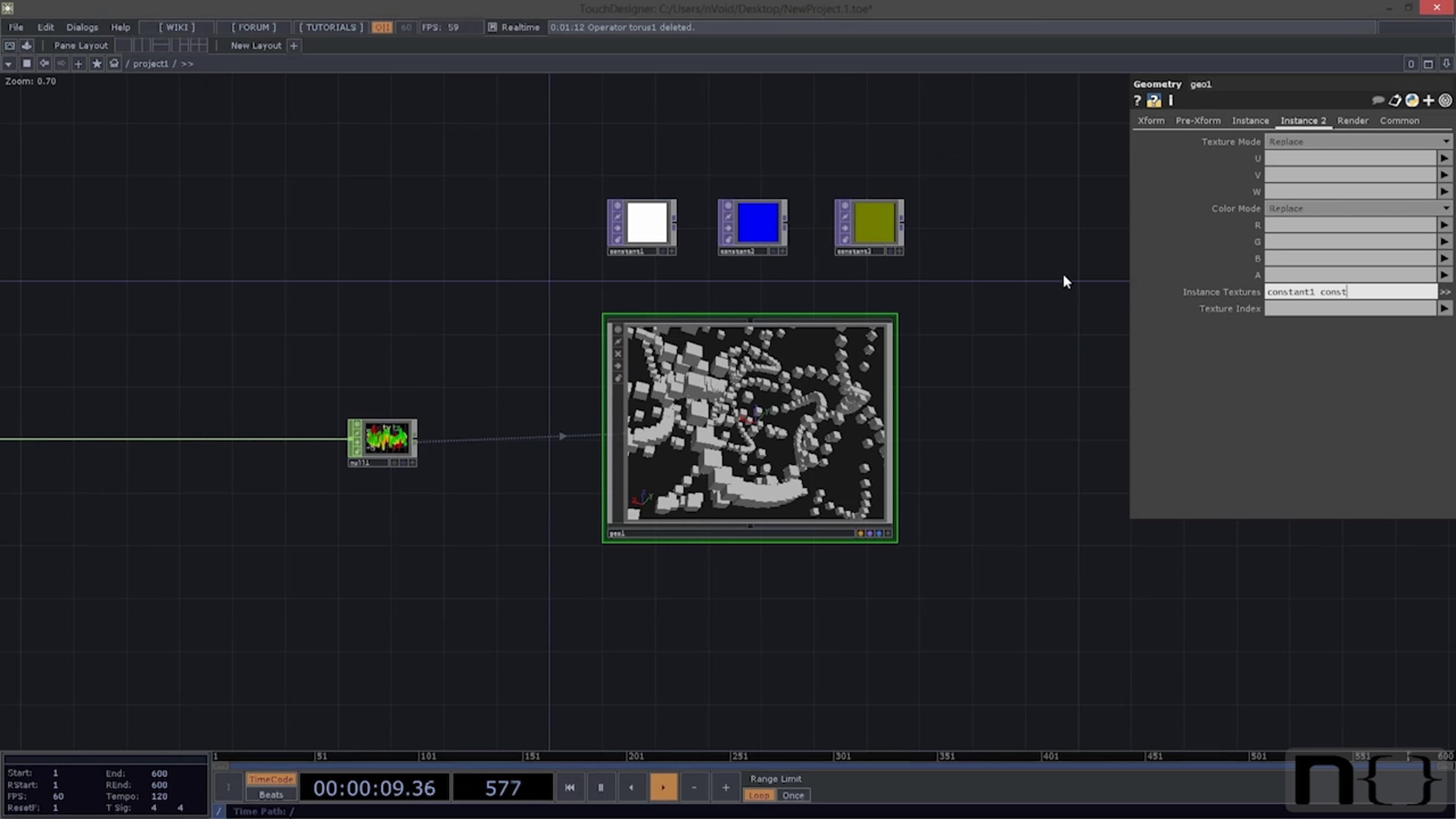 Instancing tutorial from 
