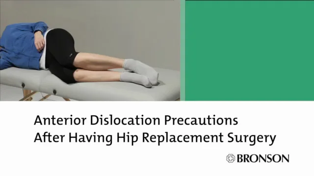 Anterior Hip Precautions