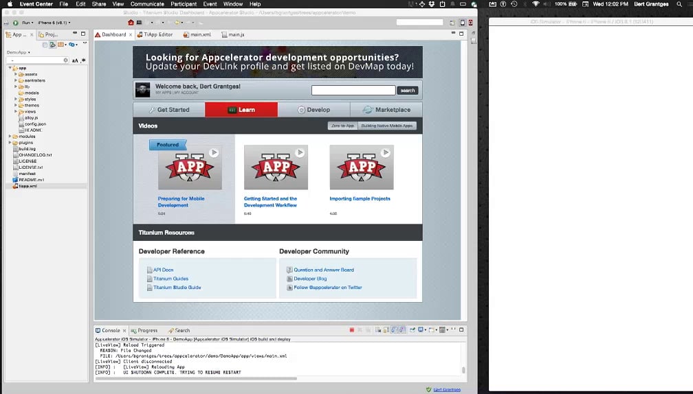 Appcelerator Platform Demo - 2014-12-03 on Vimeo