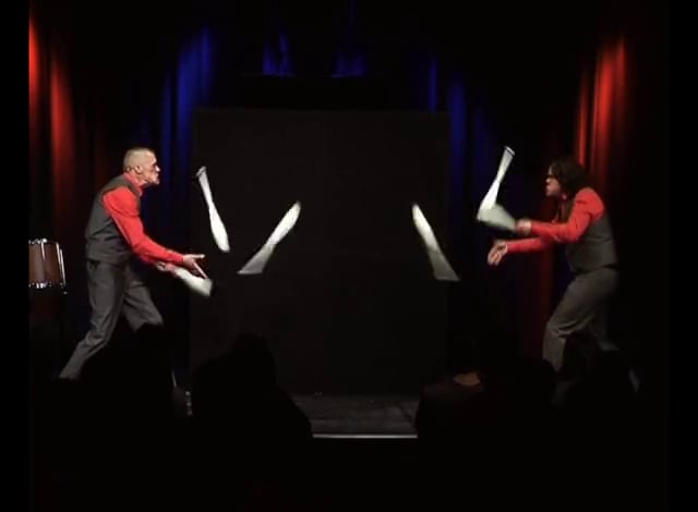 Duo Forzarello - Jonglage Comedy Feuershow video preview