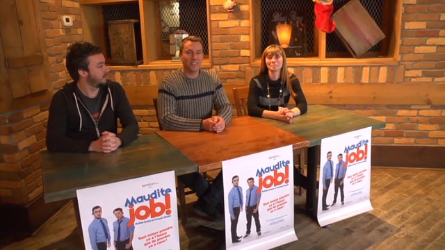 Spectacle : "Maudite job" au profit de la fondation l'&eacute;cole Saint-Alexandre (Zone 1er d&eacute;cembre 2014 p.03