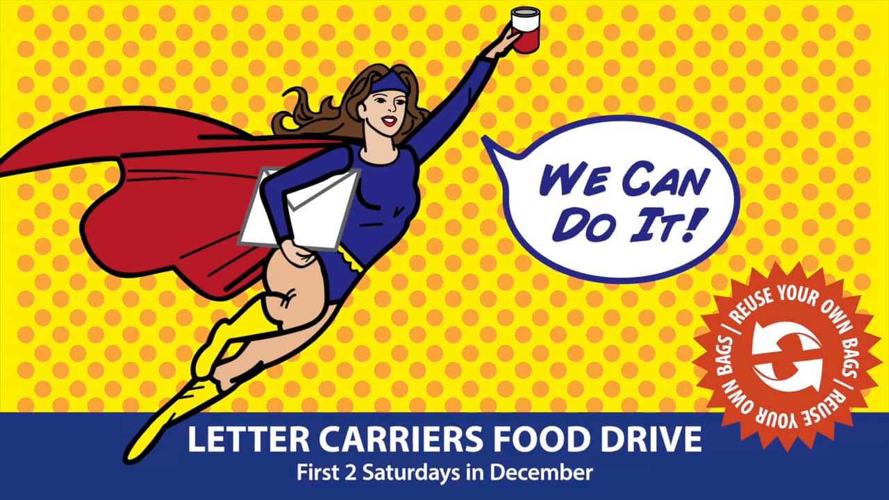 Letter carriers food drive on vimeo