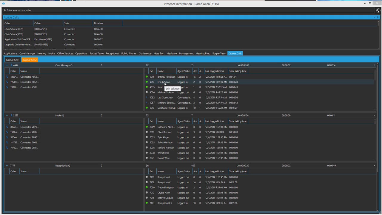 Log into and out of 3CX Queue on Vimeo