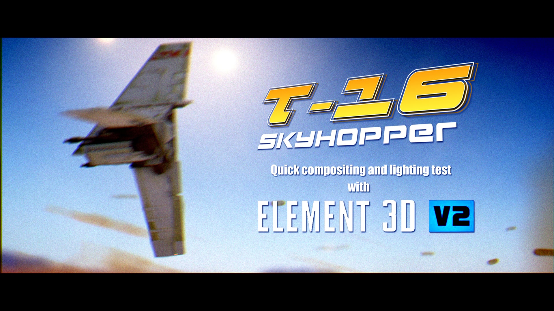 T-16 Skyhopper Quickie - Element 3D v2