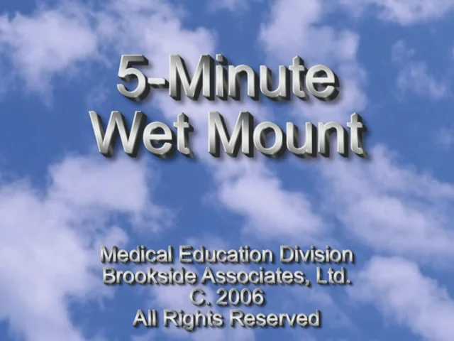 Vaginal wet mount test for vaginitis: What happens and what results mean